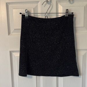 Urban Outfitters Black Sparkle Mini Skirt